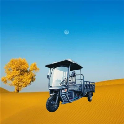 Трехколесный электромобиль, установленный на полке